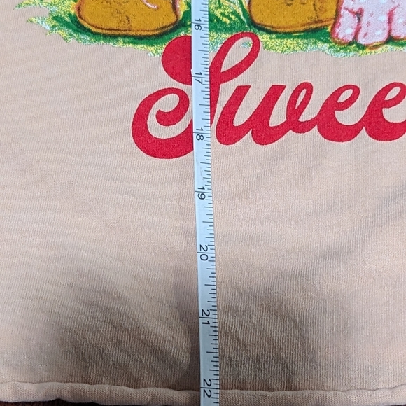 NWOT Strawberry Shortcake Raw Hem Tee T-shirt XL - Picture 6 of 8